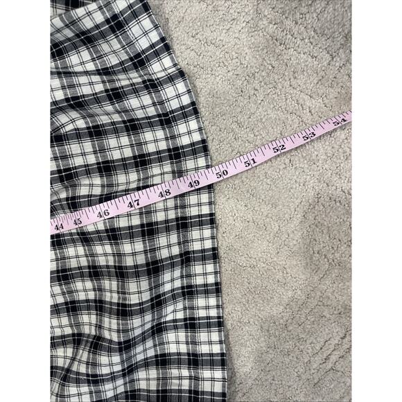 Old Navy Womens XL Plaid Retro Prairie Style Long Maxi Dress Pockets Breathable - Picture 12 of 12